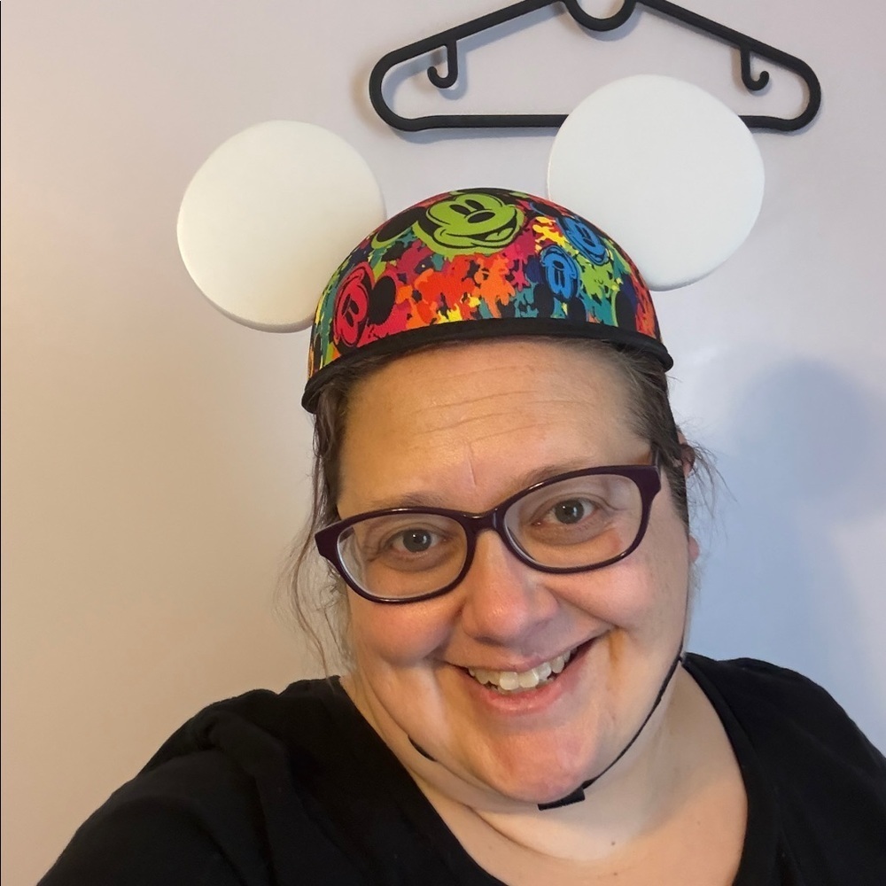 Disney Parks World of Color "Glow With The Show" Mickey Mouse Light Up Ears Hat